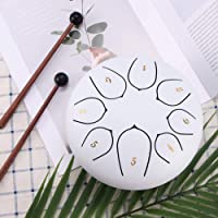 Verdelife Tambor de Lengua de Acero- Tambor Colgante de Tanque- Tambor de Mano de 6 Pulgadas Y 8 Melodías con Bolsa de…